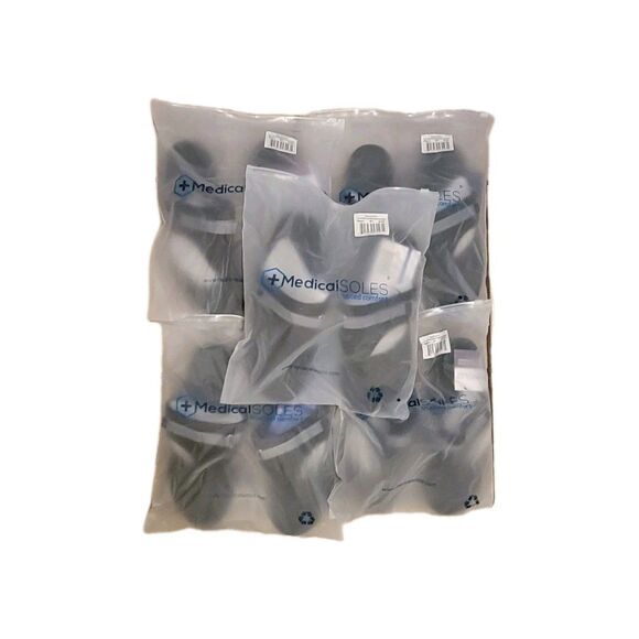 Lot of 5 NWT Soles Orthotic Flip Flop Sandals Black Women's Size 10 - Picture 9 of 9